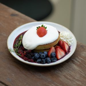 Berries Fresh Cream Pancake